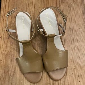 Cole Haan platform sandals-leather